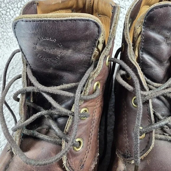 Filson Uplander Chukka Boots Brown Leather Men's 9 EE‎ Moc Toe 904 - Picture 3 of 16